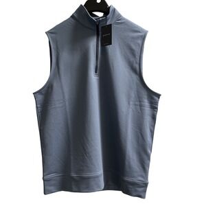 Dunning Golf Performance Vest Sleeveless 1/4 Zip Layer Size S Stretch Casual